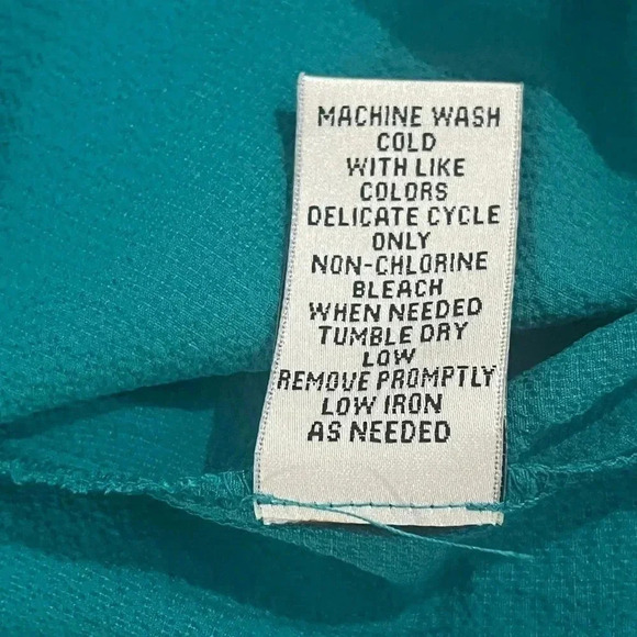 Counterparts size XL turquoise green pullover blouse NWT - Picture 10 of 12